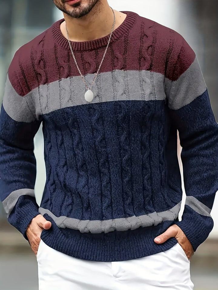 Spencer | Classic Cable-Knit Pullover