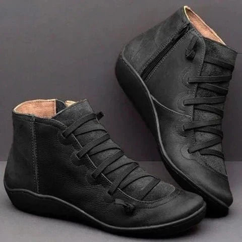 Ronnie | Modern Lace-Up Ankle Boots