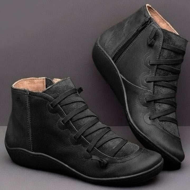 Ronnie | Modern Lace-Up Ankle Boots