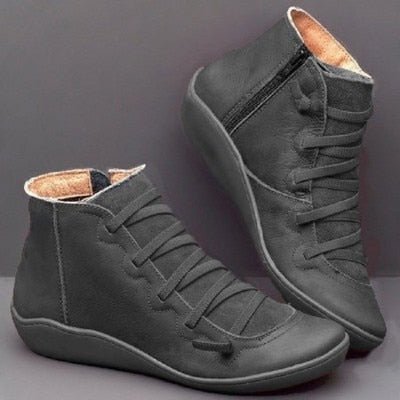 Ronnie | Modern Lace-Up Ankle Boots