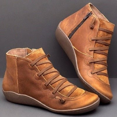 Ronnie | Modern Lace-Up Ankle Boots