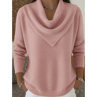 Samantha | Draped Cowl-Neck Sweater