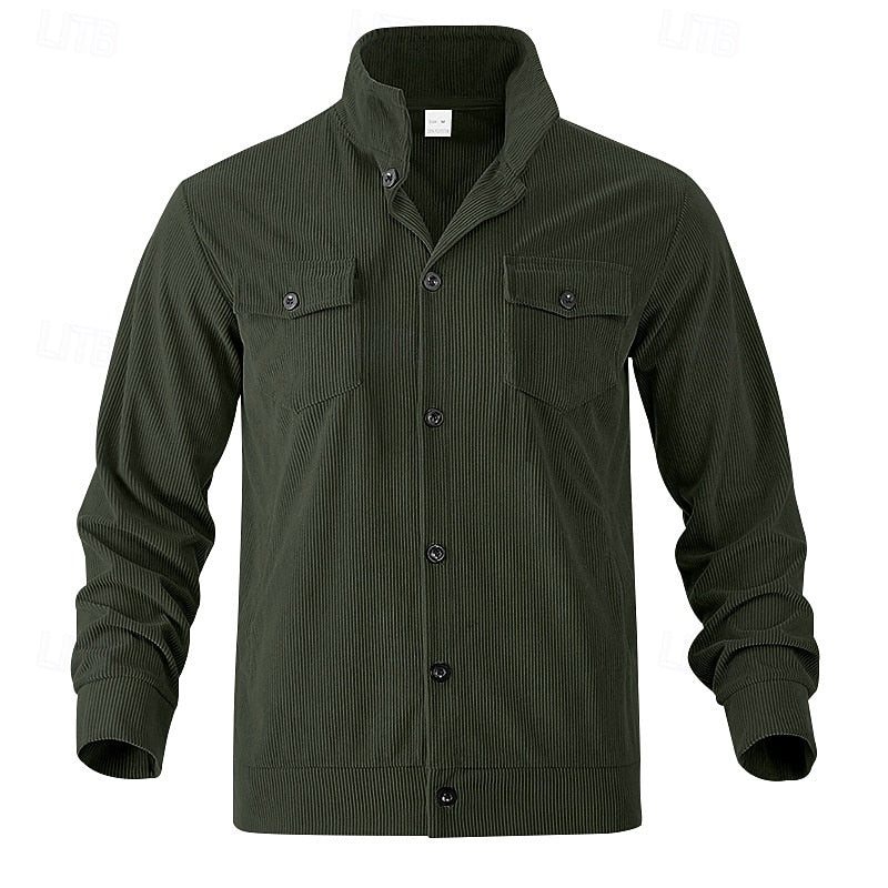 Jeremiah | Ribbed Utility Jacket