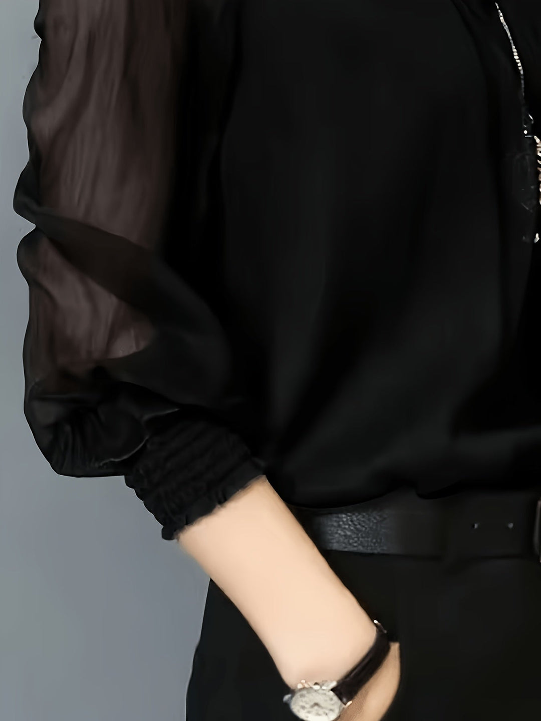 Ethel | Stand-Collar Blouse