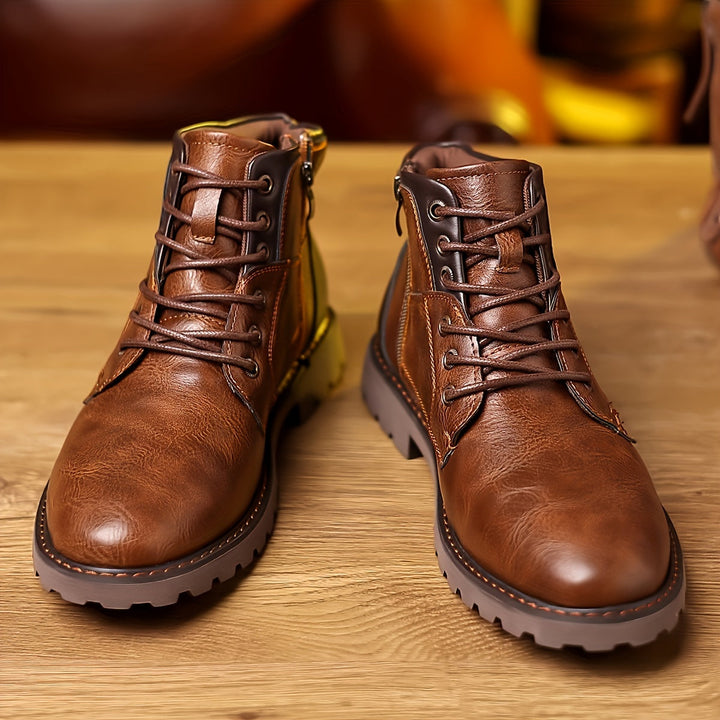 Blake | Rugged Lace-Up Ankle Boots