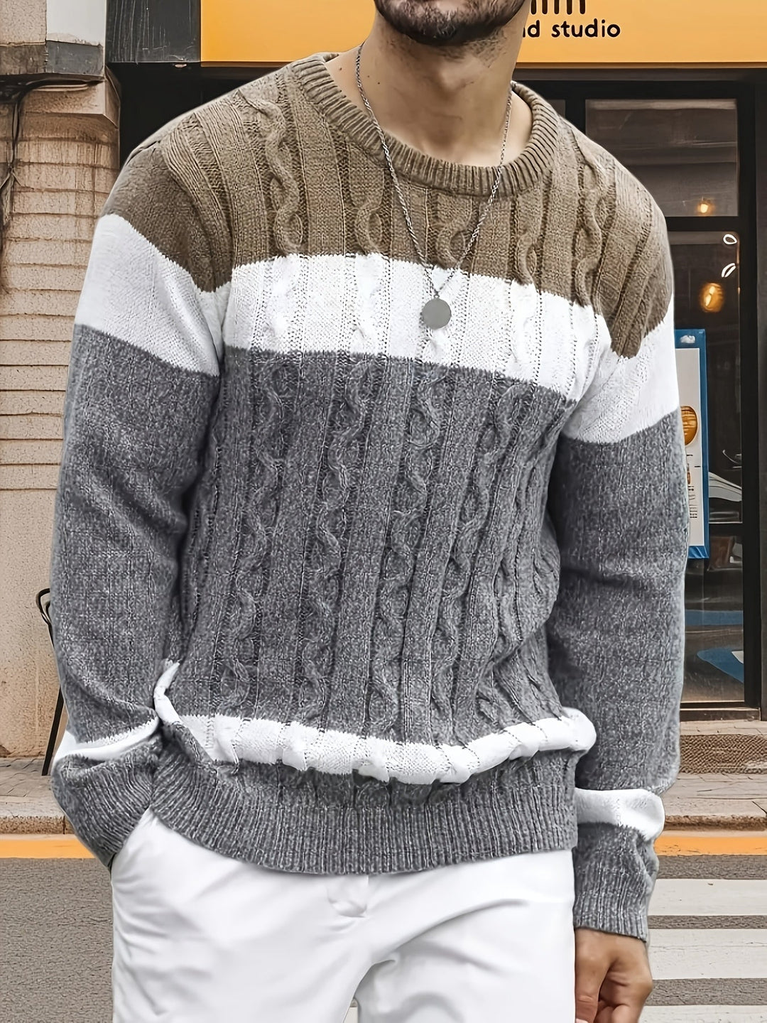 Spencer | Classic Cable-Knit Pullover