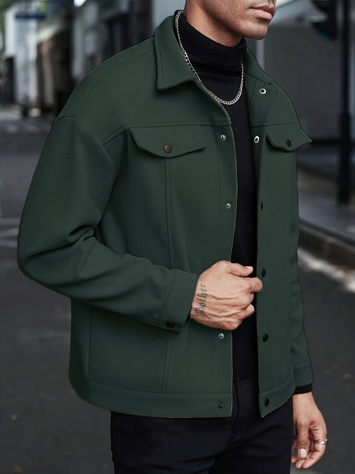 Darryl | Modern Snap-Button Jacket