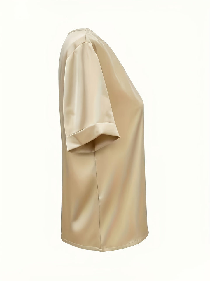 Alexis | Draped V-Neck Blouse