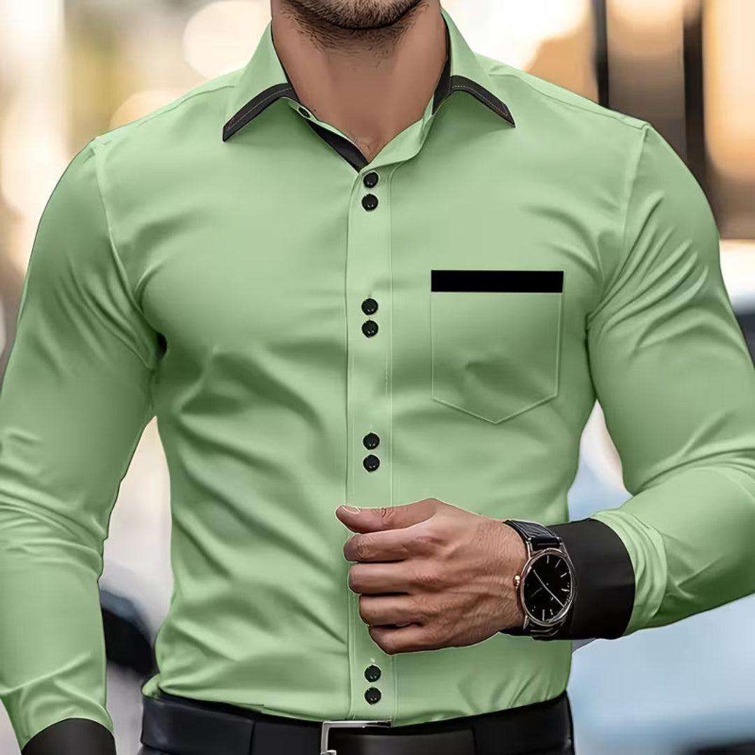 Gene | Classic Button Collared Fit Shirt
