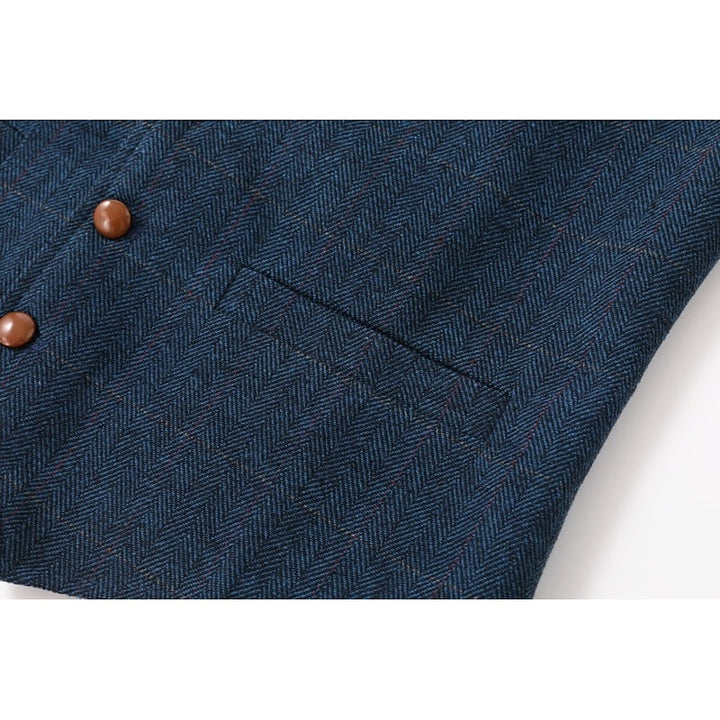 Roger | Tailored Herringbone Waistcoat
