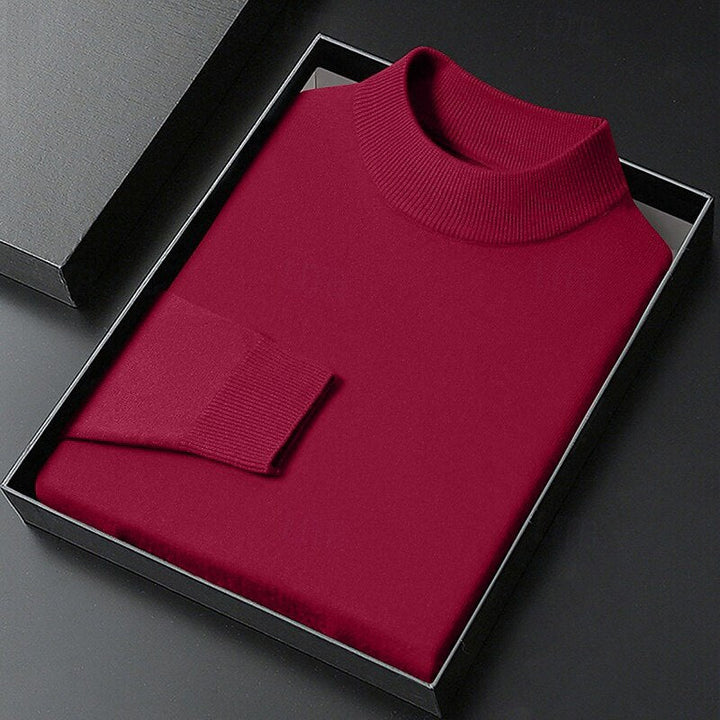 Gabriel | Refined Mock-Neck Sweater