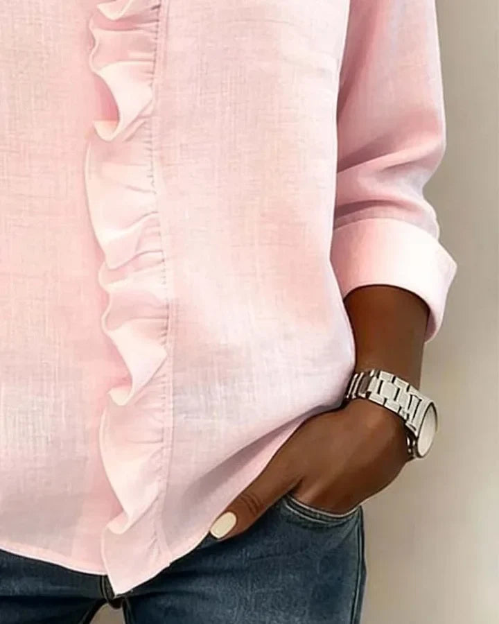 Lynette | Lightweight V-Neck Blouse