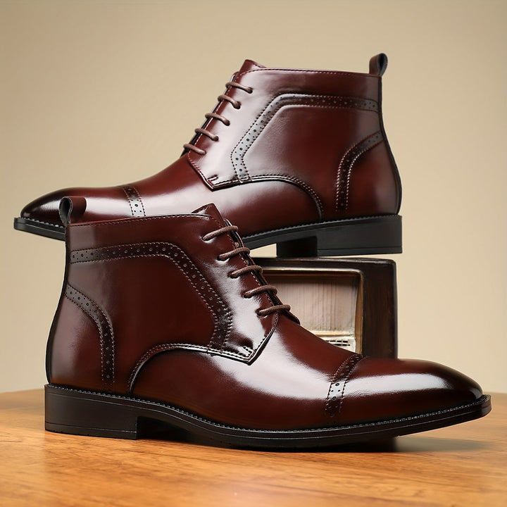 Jimmie | Refined Cap-Toe Ankle Boots
