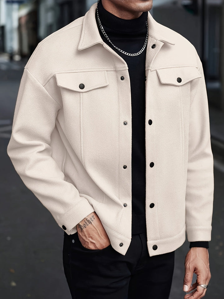 Darryl | Modern Snap-Button Jacket