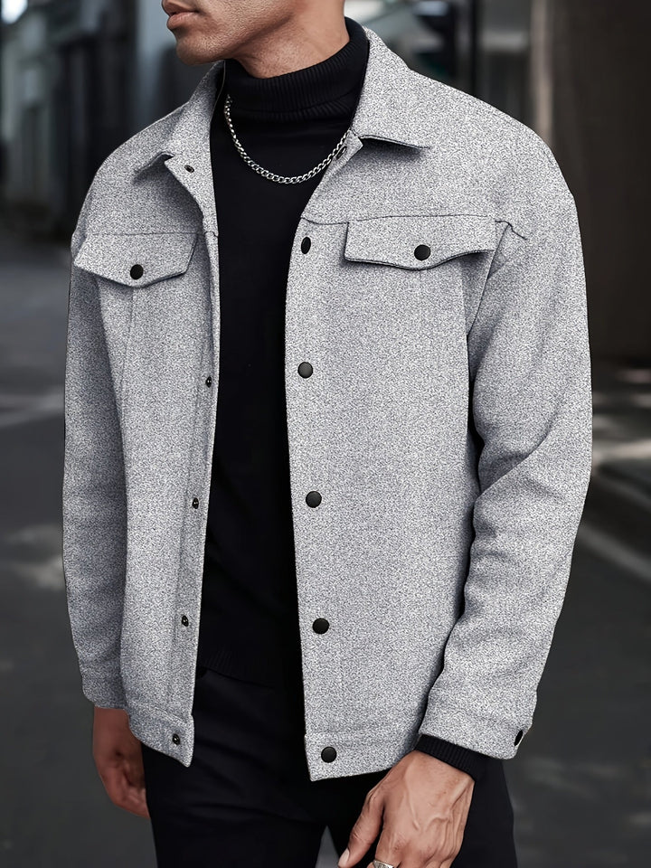 Darryl | Modern Snap-Button Jacket