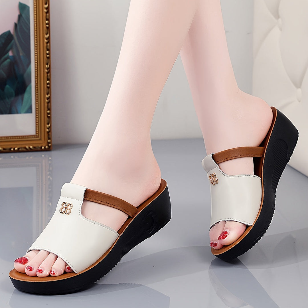 Genevieve | Comfort Wedge Sandals