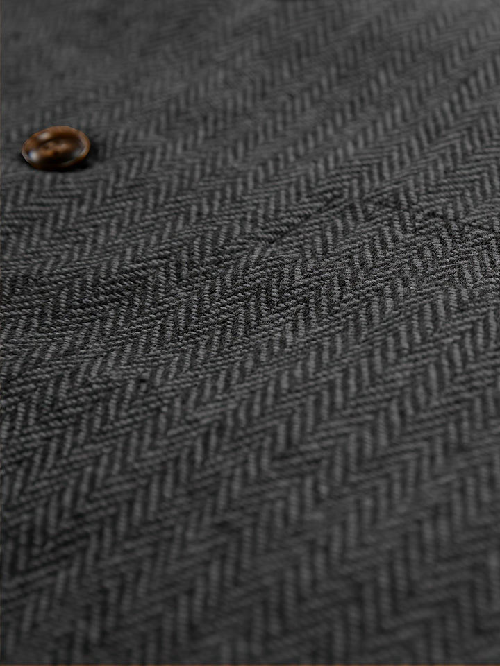 Miles | Heritage Herringbone Vest