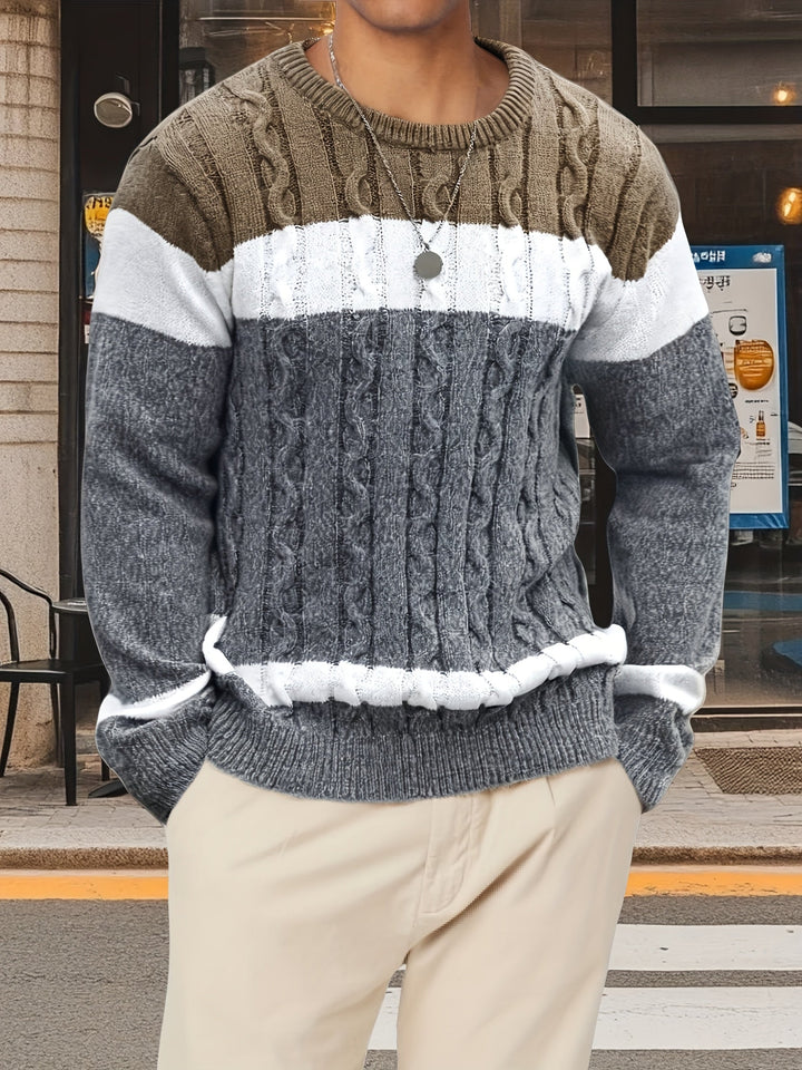 Spencer | Classic Cable-Knit Pullover