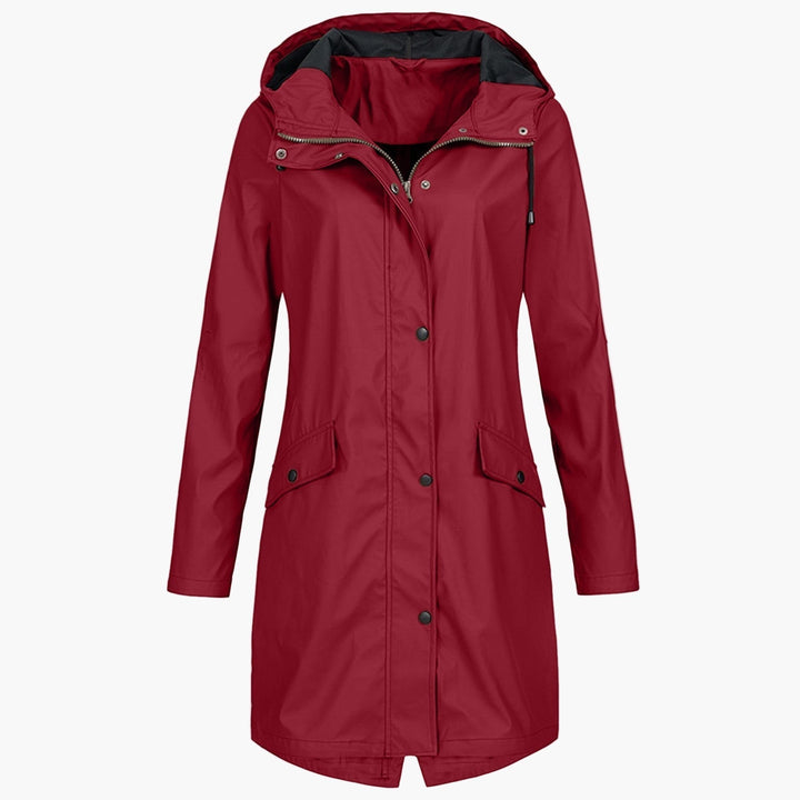 Greta | Weatherproof Longline Hooded Coat