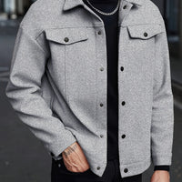 Darryl | Modern Snap-Button Jacket