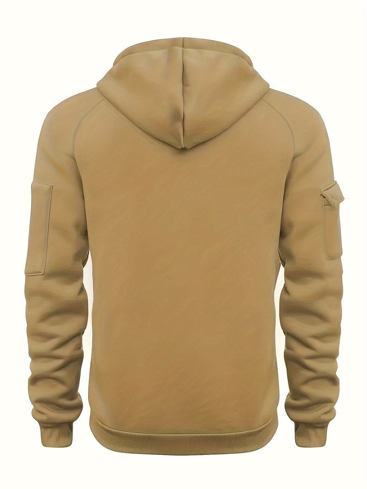 Vincent | Rugged Quarter-Zip Hoodie