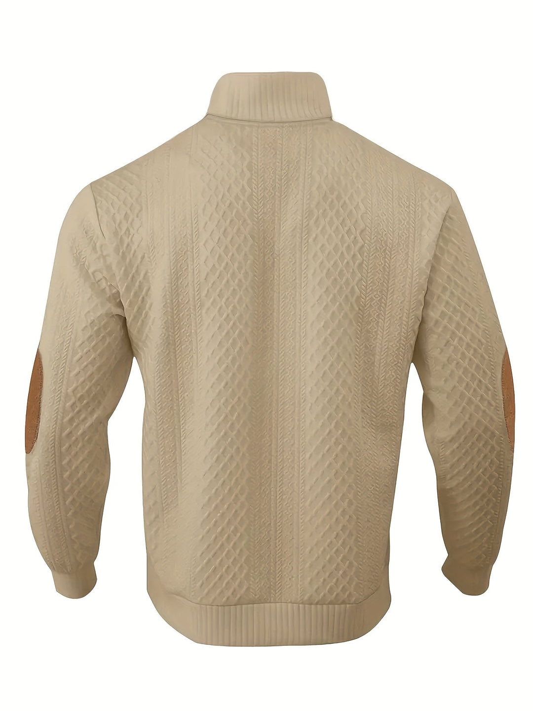 Andrew | Textured Stand-Collar Sweater