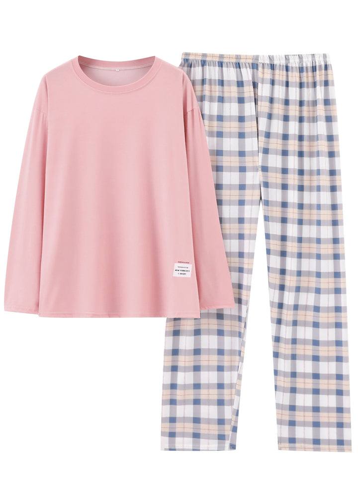 Sheryl | Relaxed Plaid Two-Piece Set