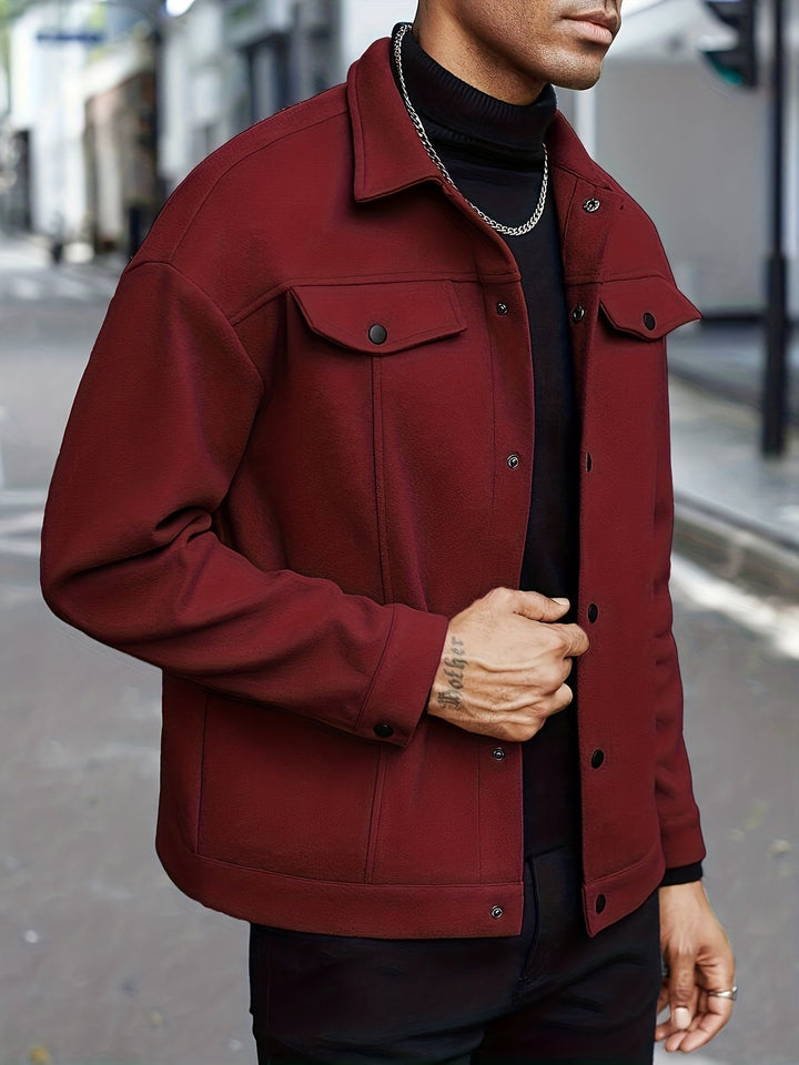 Darryl | Modern Snap-Button Jacket