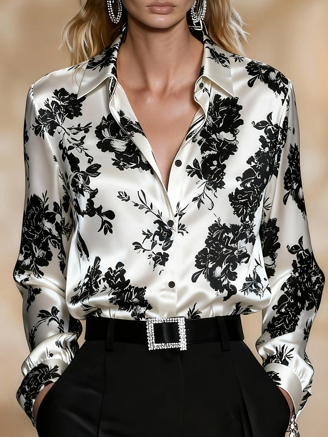 Janis | Floral Elegant Blouse