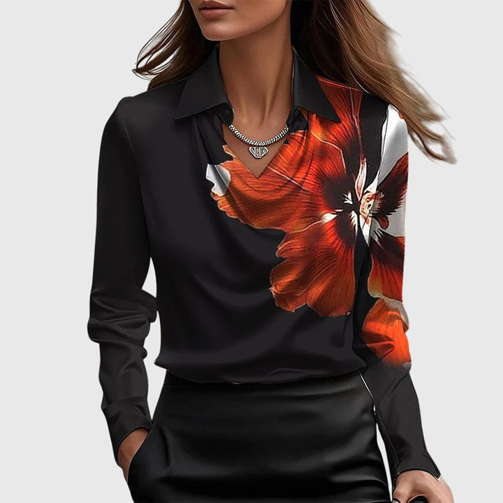 Juliana | Draped Elegant Blouse