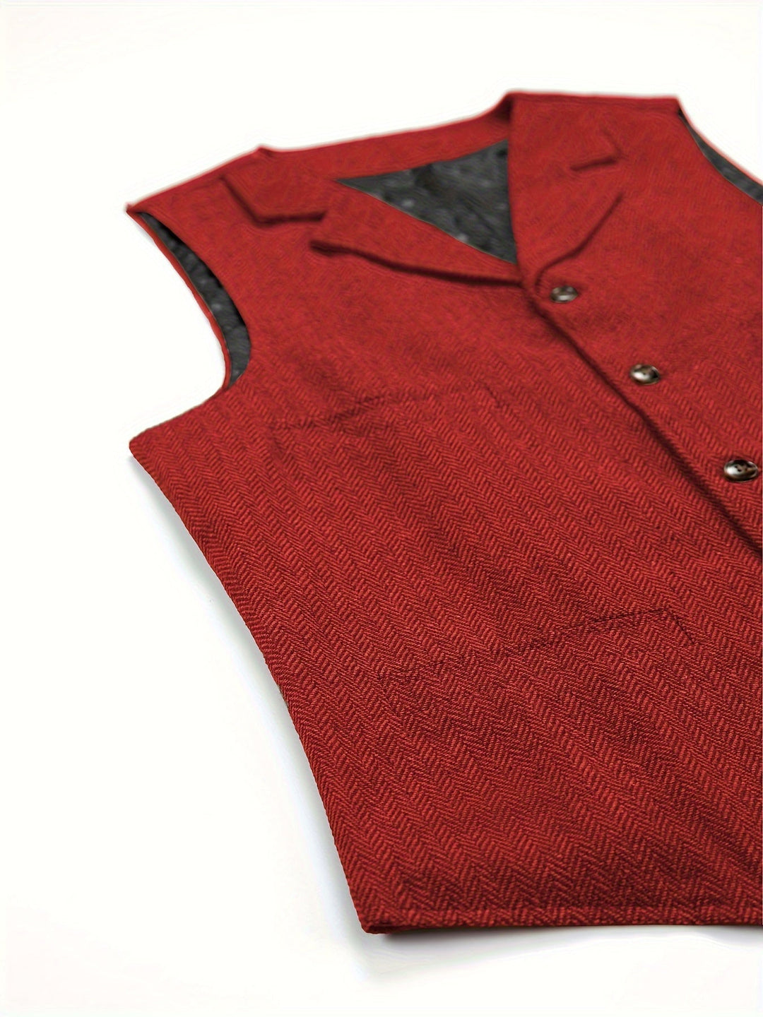 Miles | Heritage Herringbone Vest