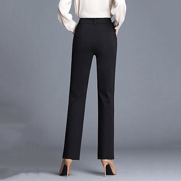 Claudia | Tailored Straight-Leg Pants