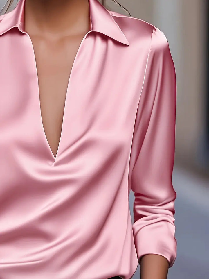 Eva | Premium V-Neck Blouse