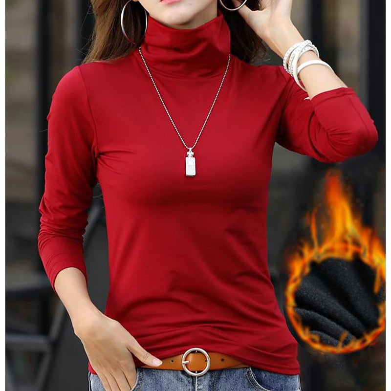 Marjorie | Elegant Roll-Neck Top