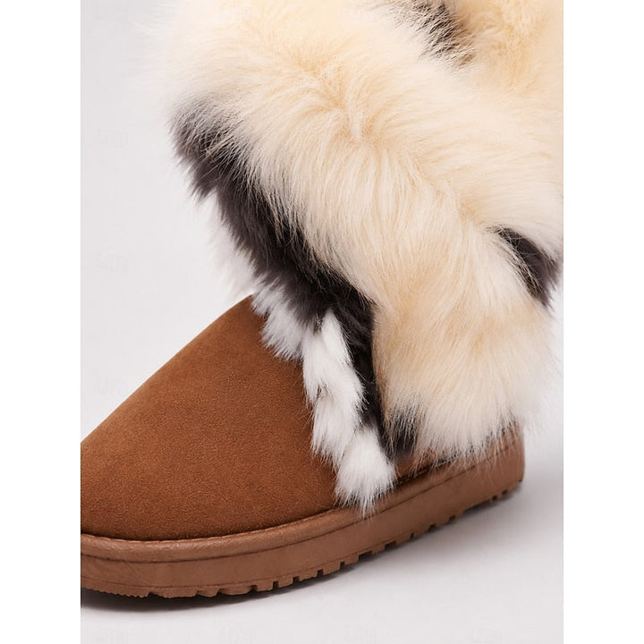 Colleen | Fluffy-Trimmed Winter Boots