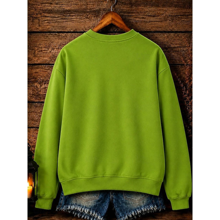 Rosemarie | Playful Halloween Crew-Neck Sweatshirt