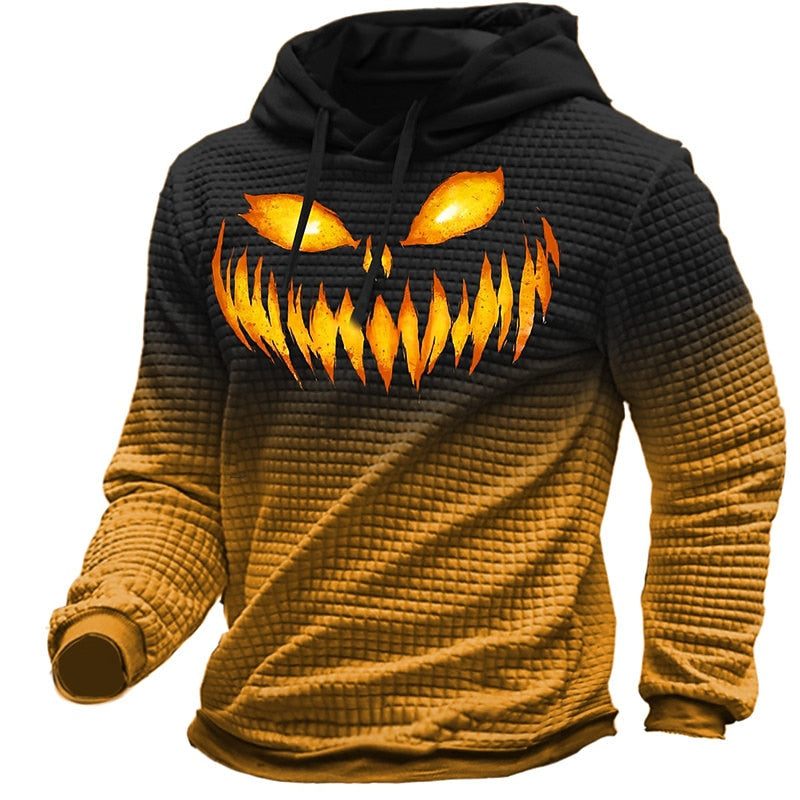 Ivan | Halloween Textured Graphic Hoodie