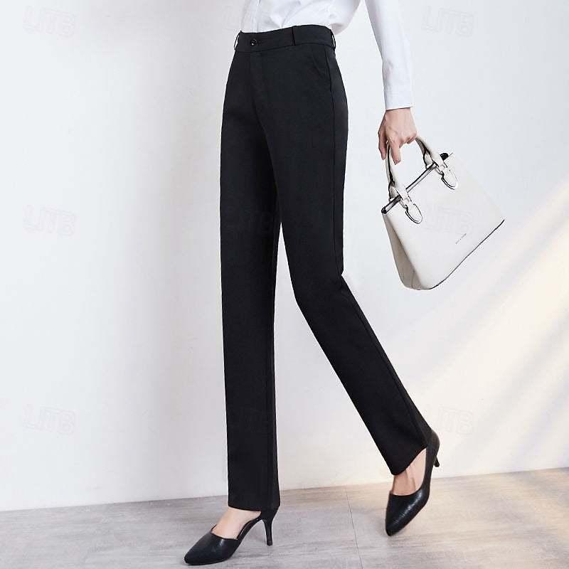 Claudia | Tailored Straight-Leg Pants