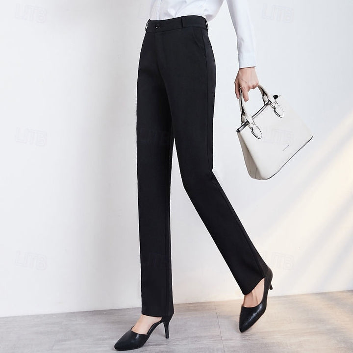 Claudia | Tailored Straight-Leg Pants