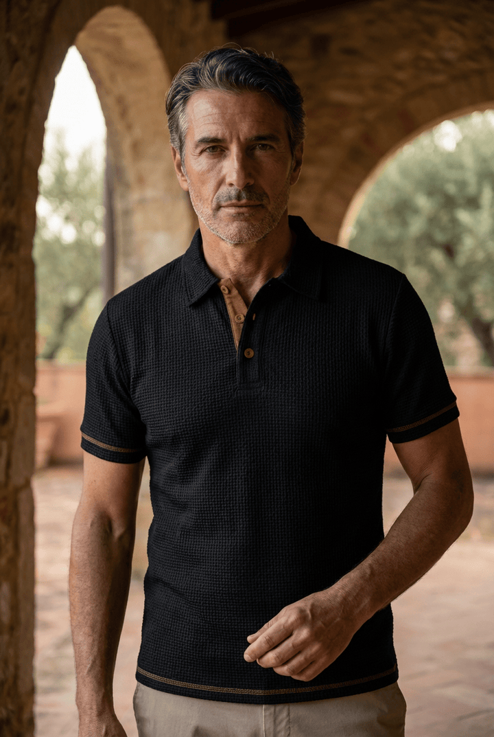 Eduardo | Refined Textured Polo Shirt