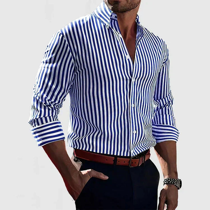 April | Classic Elegant Striped Shirt