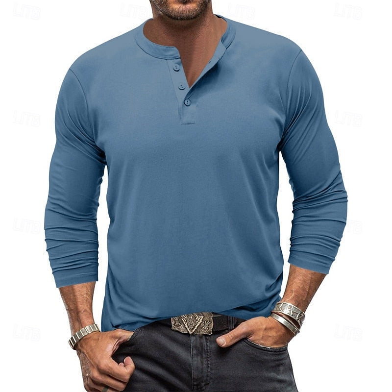 Henry | Classic Long-Sleeve Henley
