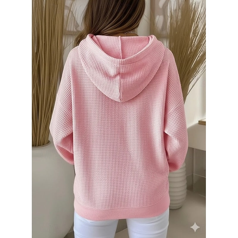Angelica | Relaxed Textured Hoodie