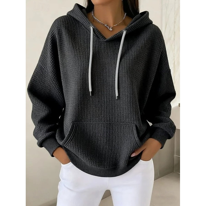 Angelica | Relaxed Textured Hoodie