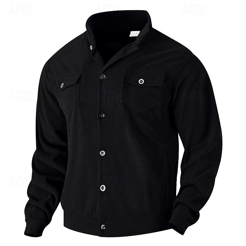 Jeremiah | Ribbed Utility Jacket