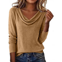 Winona | Draped Cowl Neck Sweater