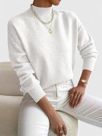 Kristine | Elegant Mock-Neck Sweater