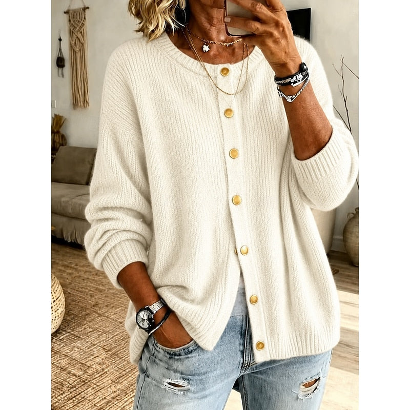 Rosemary | Soft Button-Front Cardigan