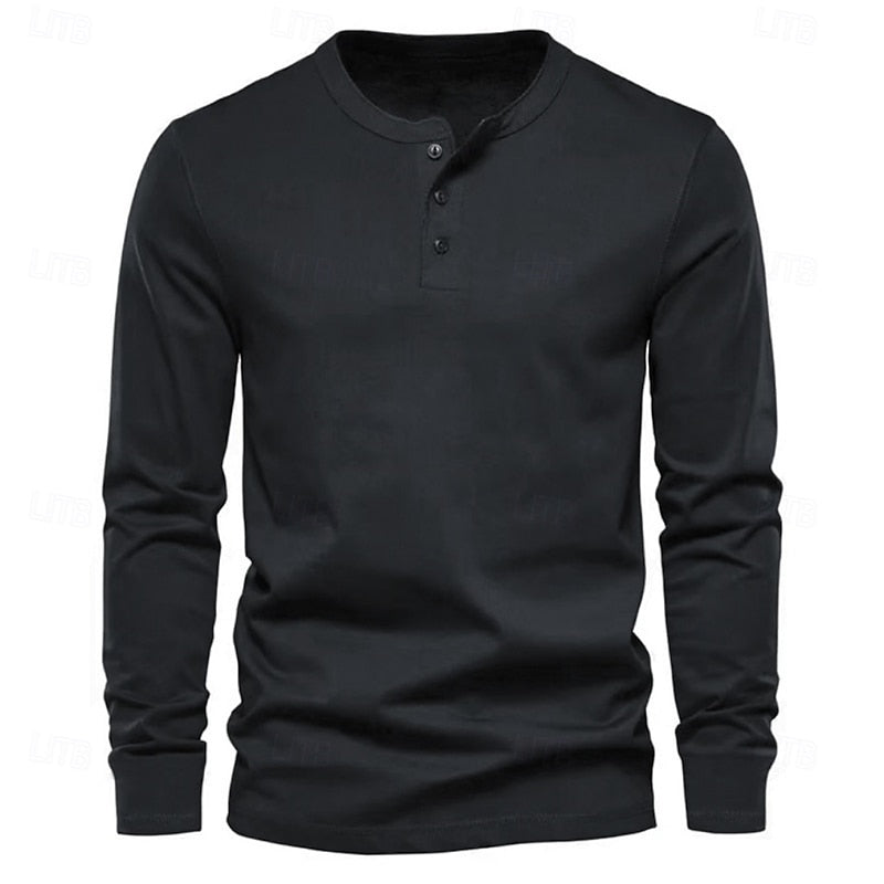 Henry | Classic Long-Sleeve Henley
