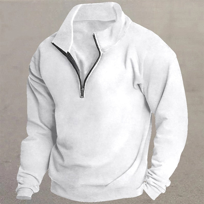 Caleb | Quarter-Zip Standing Collar Pullover